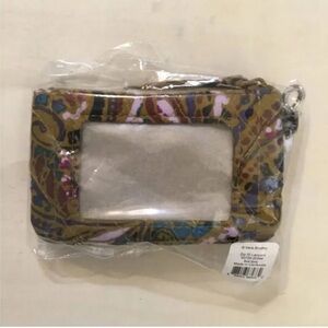 Vera Bradley Buta Spray ID Wallet with Lanyard